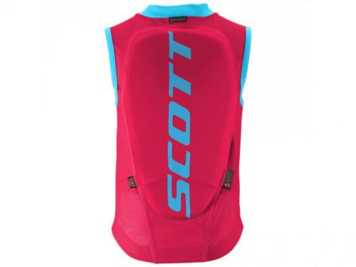 Páteřák Scott Vest Protector Jr Actifit Berry Pink/Bermuda Blue vel. XS (124-140 cm)