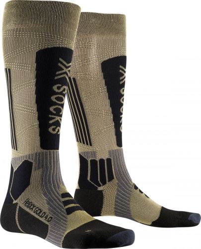 Lyžařské ponožky X-Socks HELIXX GOLD 4.0 - Gold/Black - 39/41