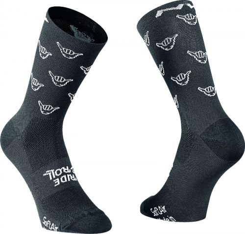 Cyklo ponožky Northwave Ride &Roll Sock - Black - vel. M