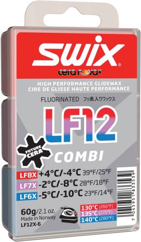 Skluzný vosk Swix LF12X COMBI - 60 g combi