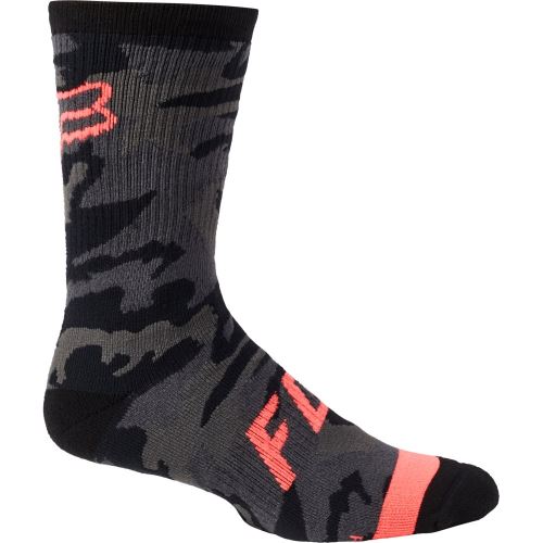 Ponožky FOX Defend Sock L/XL 43-45 black camor