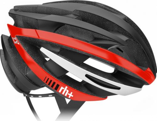 Cyklistická helma RH+ ZY matt black/arrow shiny red/white vel. XS/M (54 - 58 cm)