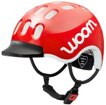 dětská cyklistická helma WOOM M - Red vel. M (53-56 cm)