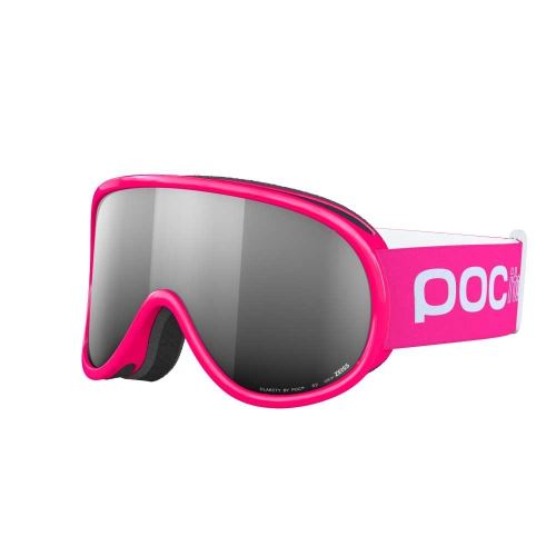 Dětské lyžařské brýle POC POCito Retina Fluorescent Pink/Partly Sunny Silver ONE