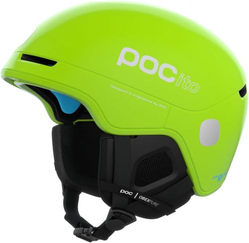 dětská lyžařská helma POC POCito Obex SPIN - Fluorescent Yellow/Green
