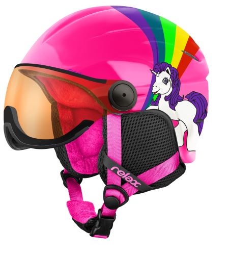 dětská lyžařská helma Relax Twister Visor RH27K vel. XS (49 - 52 cm)