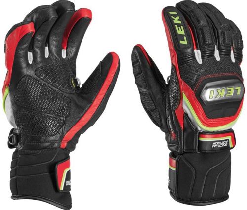 Lyžařské rukavice Leki Worldcup Race Ti S black/red/yellow vel. 9,5
