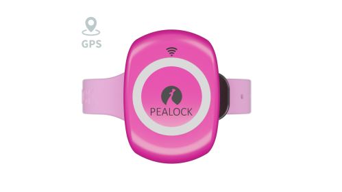 Pealock 2 – elektronický zámek růžový GPS + SIM