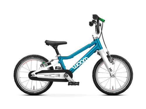 Dětské lehké kolo 14" WOOM 2 GO metalic blue