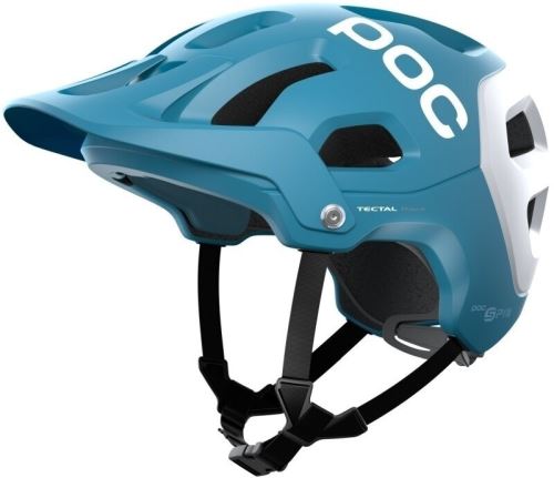 Cyklistická helma POC Tectal Race SPIN - Basalt Blue/Hydrogen White Matt