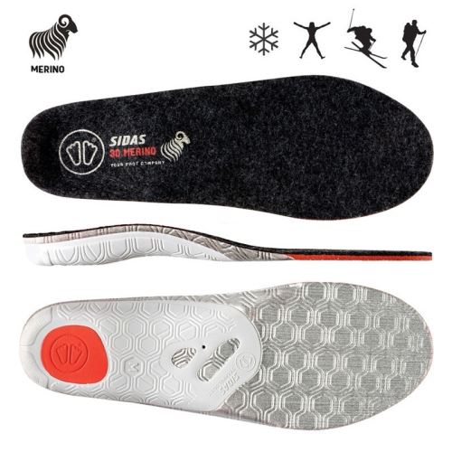 vložky Sidas Winter 3D MERINO 46-48 XXL