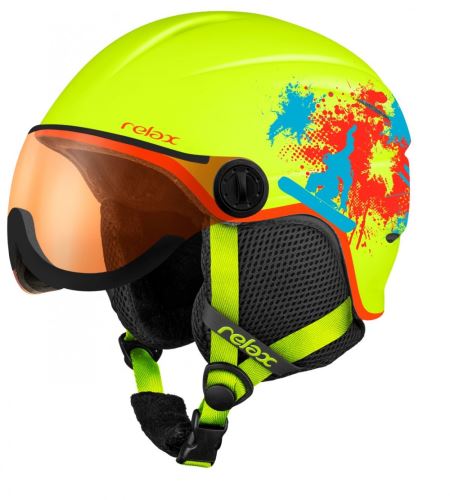 Dětská lyžařská helma Relax Twister Visor RH27B vel. XS (49 - 52 cm)
