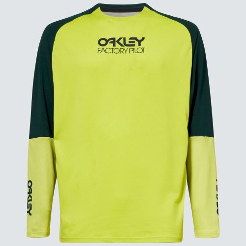pánský dres Oakley Factory Pilot MTB LS Jersey - Yellow