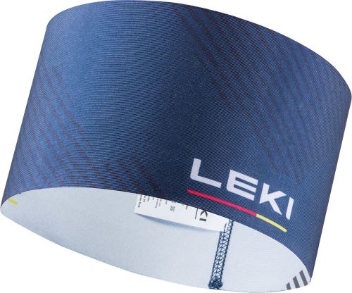 čelenka Leki XC Headband dark denim-white-gray