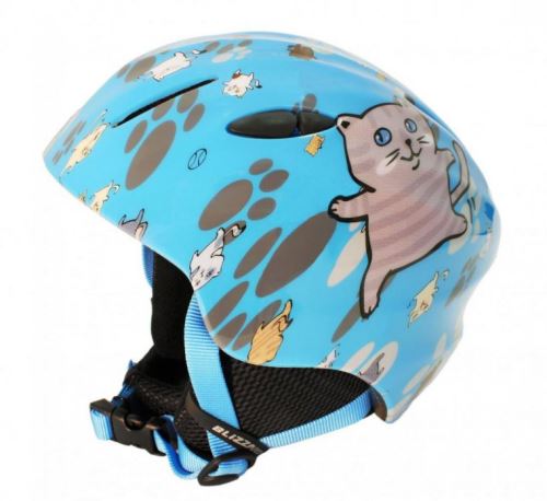 Dětská lyžařská helma BLIZZARD MAGNUM blue cat shiny​​​​​​​ vel. 48-52