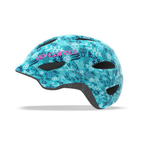 Dětská cyklistická helma GIRO Scamp - Mat Blue/flor vel. XS (45–49 cm)