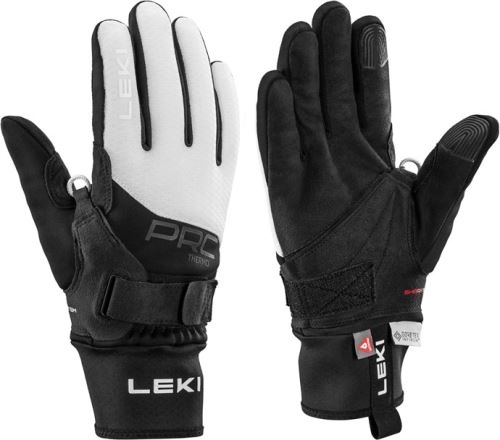 rukavice na běžky Leki PRC ThermoPlus Shark Women, black-white
