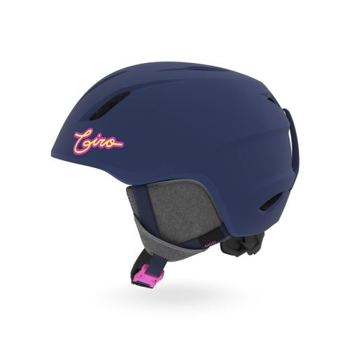 Dětská lyžařská helma GIRO Launch - Mat Midnight/Neon Lights vel. XS (48,5–52 cm)
