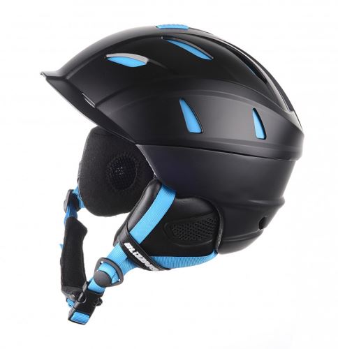 Lyžařská helma BLIZZARD POWER black/neon blue velikost 58-61 cm