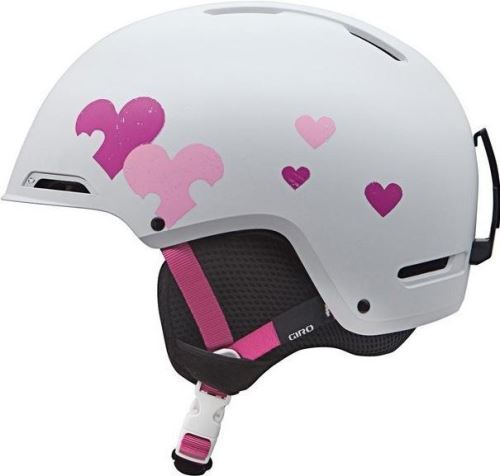 Lyžařská helma Giro Rove Mat.White/heart vel. S