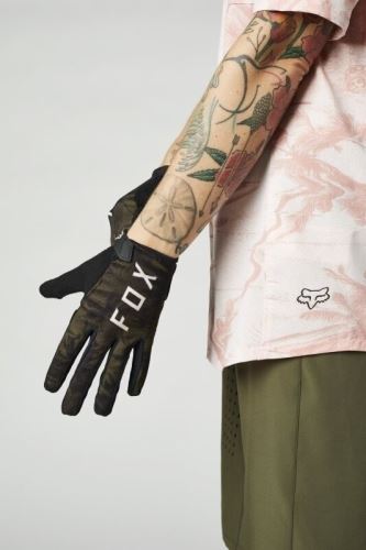 Dámské cyklistické rukavice FOX W Ranger Glove Gel - Olive Green
