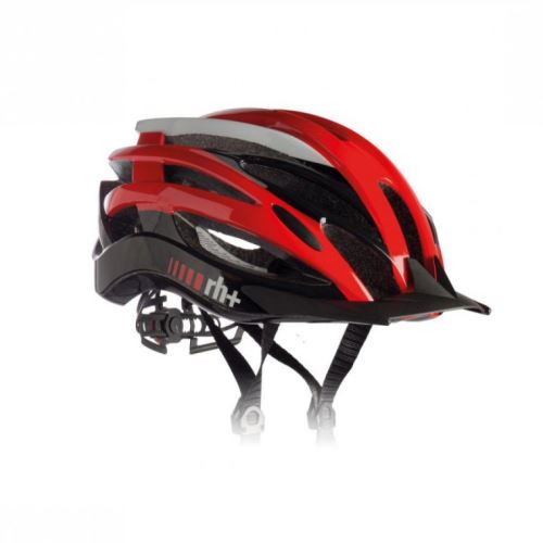 Cyklistická helma RH+ Z2in1 shiny red/shiny white/shiny black vel. XS/M (54 - 58 cm)