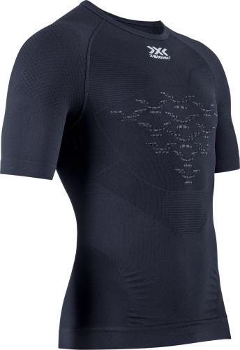 pánské funkční triko X-BIONIC® ENERGIZER MK3 LT Shirt RND Neck SH SL Men - Opal Black-Arctic White