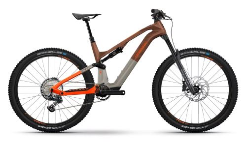 celoodpružené elektrokolo Haibike LYKE CF 10 leather/orange 2024