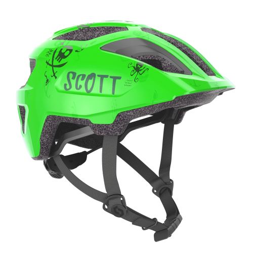 dětská cyklistická helma Scott Kid Spunto (CE), fluo green
