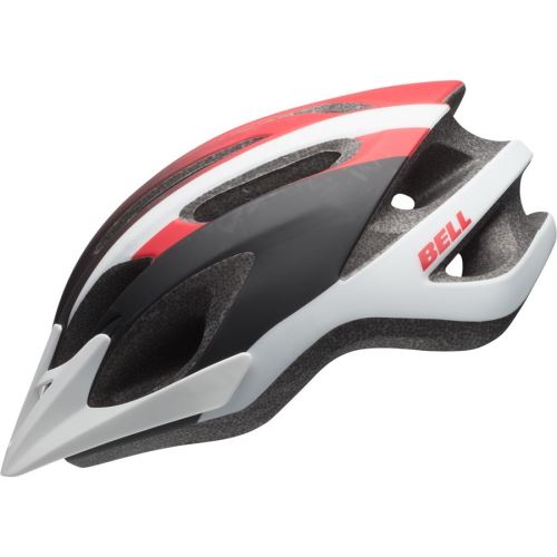 Cyklistická helma BELL Crest - Mat White/Red/Black - vel. (54-61 cm)