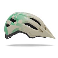 Cyklistická helma GIRO Fixture II Mat Stone/Green Rush (3)