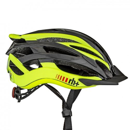 Cyklistická helma RH+ Z2in1 shiny dark carbon/shiny yellow vel. L/XL (58 - 62 cm)