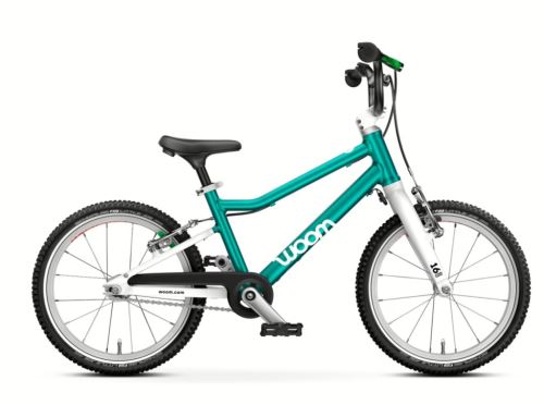 Dětské lehké kolo 16" WOOM 3 Automagic GO metalic tuquoise