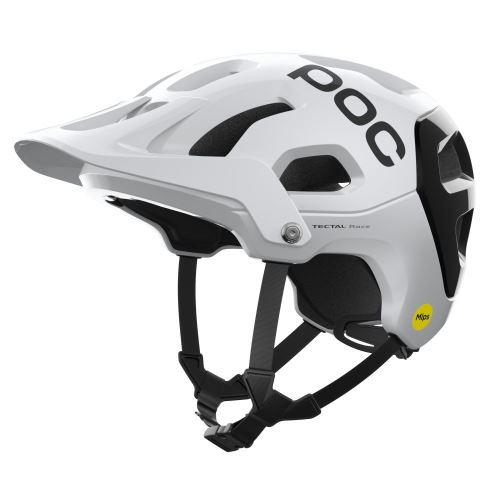 cyklistická helma POC Tectal Race MIPS - Hydrogen White/Uranium Black