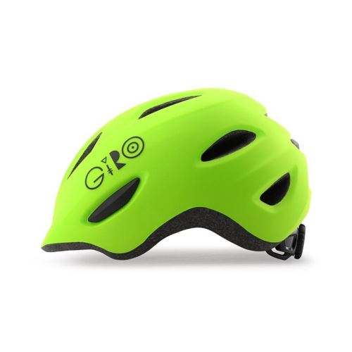 Dětská cyklistická helma GIRO Scamp - Mat Lime vel. S (49–53 cm)