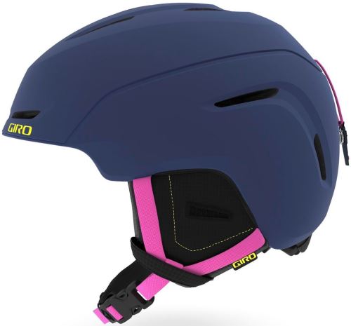 dětská lyžařská helma Giro Neo Jr. - Mat Midnight/Neon Lights vel. S (52 - 55,5 cm)