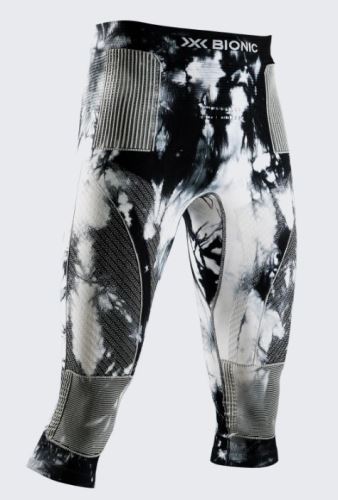 kalhoty X-BIONIC® ENERGY ACCUMULATOR WILD 3/4 pants - TIEDYE X BLACK/X WHITE vel. S