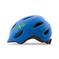 dětská cyklistická helma GIRO Scamp - Mat Blue/Lime vel. XS (45–49 cm)