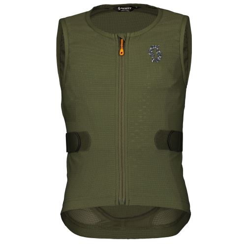 Dětský chránič páteře Scott Vest Airflow Junior douglas green/orange