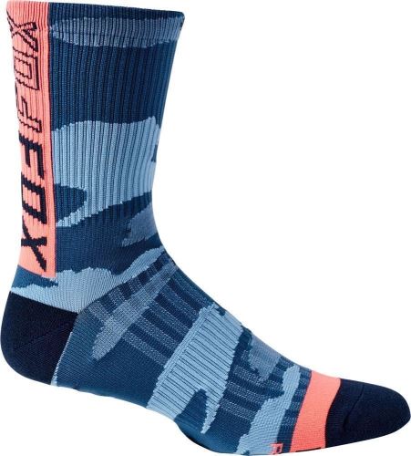 Cyklistické ponožky Fox 6" Ranger Sock - Blue Camo - vel. S/M (39-42)