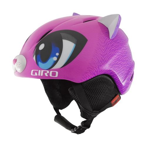 Dětská lyžařská helma Giro Launch Plus pink meow vel. S
