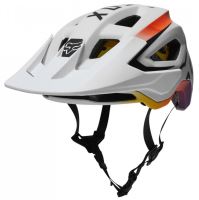 cyklistická helma FOX Speedframe Vnish Ce White - vel. L (59-63 cm)