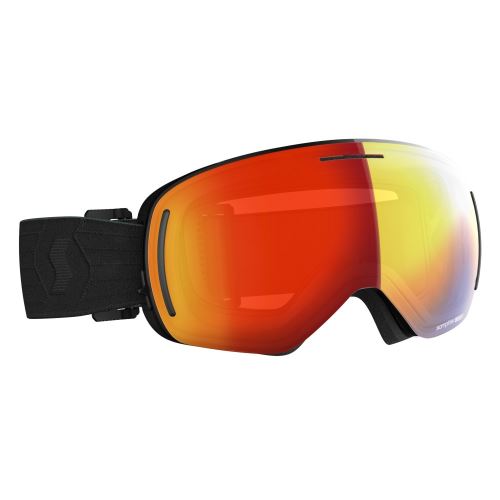Lyžařské brýle Scott LCG EVO - black / enhancer red chrome