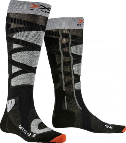 Lyžařské ponožky X-Socks Ski Control 4.0 - anthracite/grey vel. 45/47