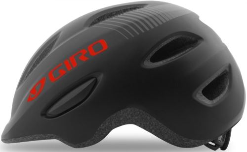 Dětská cyklistická helma GIRO Scamp - Mat Black vel. XS (45–49 cm)