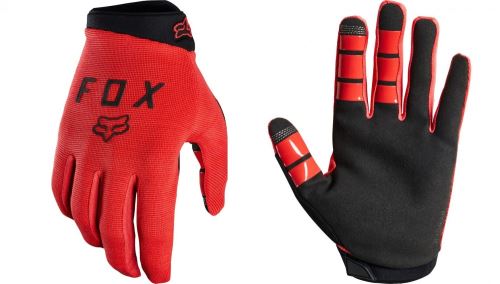Cyklistické rukavice FOX Ranger Glove - Bright Red vel. L