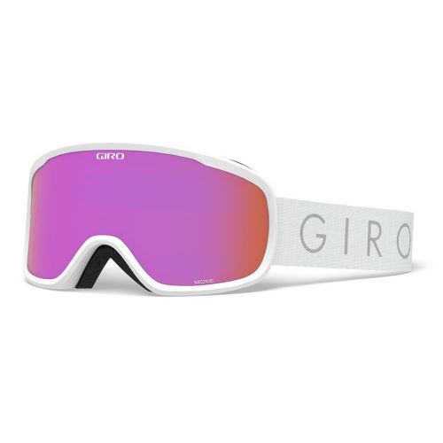 dámské lyžařské brýle GIRO Moxie White Core Light Amber Pink/Yellow