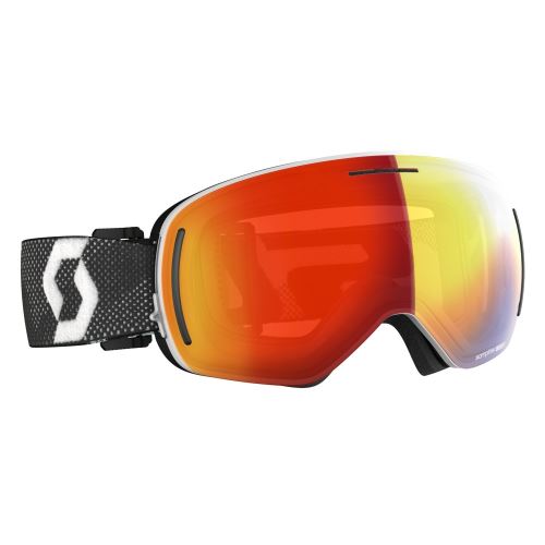 Lyžařské brýle Scott LCG EVO - white/black / enhancer red chrome