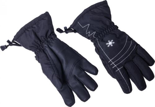 lyžařské rukavice BLIZZARD Viva Echo ski gloves, black/silver, Velikost 6