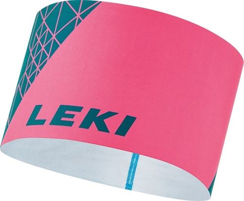 čelenka Leki 4 Season Headband - turquoise-neonpink